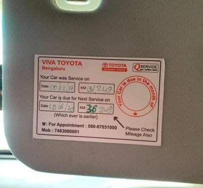 Used Toyota Fortuner 4x2 AT 2017 in Bangalore