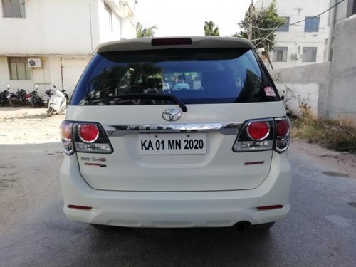 Used Toyota Fortuner 2.8 4WD AT 2015 in Bangalore