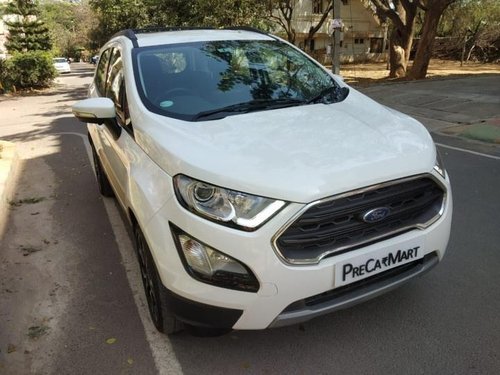 Ford EcoSport Ecosport Signature Edition Petrol 2018 MT for sale in Bangalore