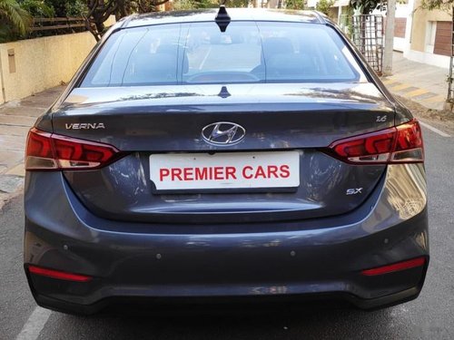 2018 Hyundai Verna 1.6 VTVT SX Option MT for sale at low price in Bangalore