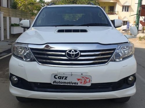 2013 Toyota Fortuner 4x4 MT for sale in Bangalore