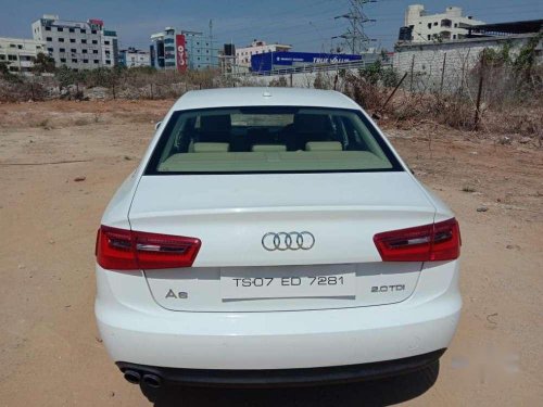 Used Audi A6 2.0 TDI 2013 AT for sale in Hyderabad 
