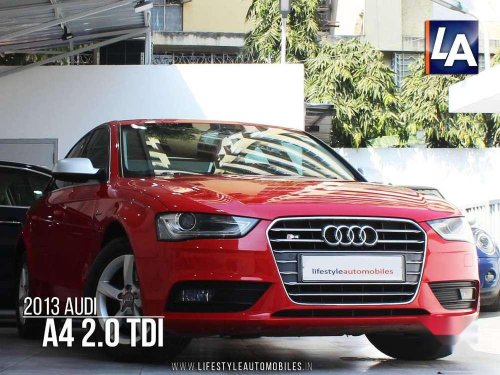 Used Audi A4 2.0 TDI 2013 AT for sale in Kolkata 