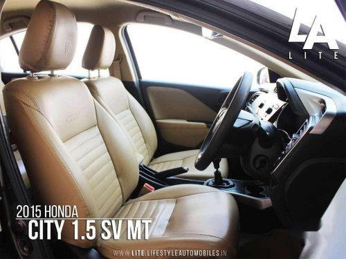 Used Honda City SV, 2015, Petrol MT for sale in Kolkata 