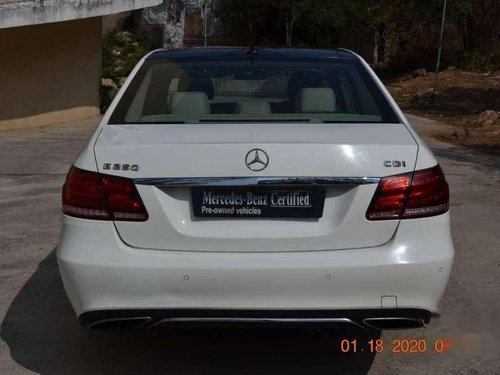 Used 2015 Mercedes Benz E Class AT for sale in Hyderabad 