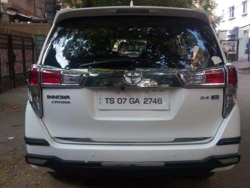 Used Toyota Innova Crysta 2017 MT for sale in Hyderabad