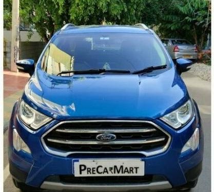 Ford EcoSport 1.5 Petrol Titanium 2018 MT for sale in Bangalore