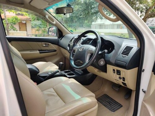 Used Toyota Fortuner 2015 AT for sale in Bangalore 