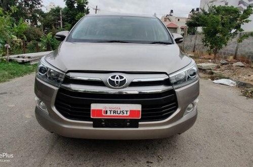 Used Toyota Innova Crysta 2016 MT for sale in Bangalore