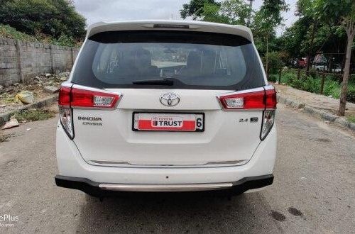 Used Toyota Innova Crysta 2017 MT for sale in Bangalore