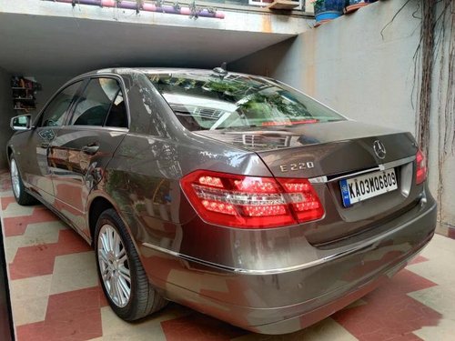 Used 2012 Mercedes Benz E Class MT for sale in Bangalore