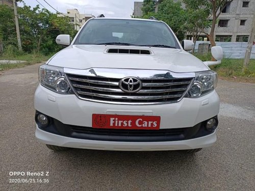 Used 2014 Toyota Fortuner MT for sale in Bangalore