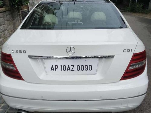 Used 2011 Mercedes Benz C-Class AT for sale in Hyderabad 