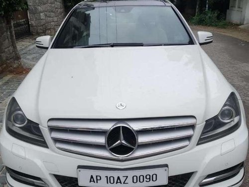 Used 2011 Mercedes Benz C-Class AT for sale in Hyderabad 
