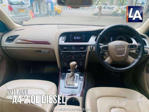 Used Audi A4 2.0 TDi 2011 AT for sale in Kolkata 