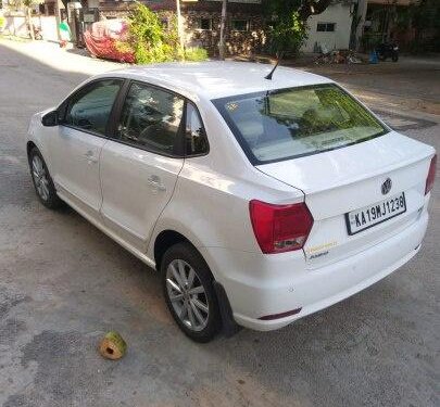 2018 Volkswagen Ameo 1.5 TDI Highline AT in Bangalore