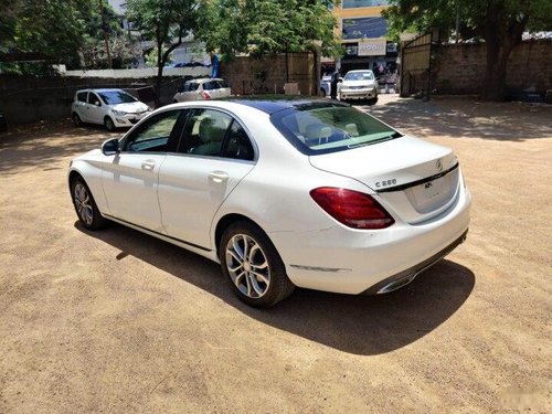 2015 Mercedes Benz C-Class 220 CDI AT for sale in Hyderabad