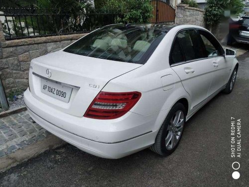 Used 2011 Mercedes Benz C-Class AT for sale in Hyderabad 