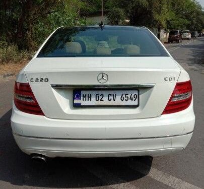 2012 Mercedes Benz C-Class C 220 CDI BE Avantgare AT in Mumbai