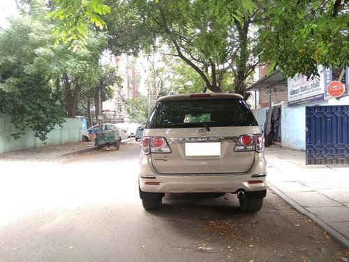 2014 Toyota Fortuner 4x4 MT for sale in Chennai 