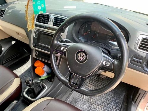 2017 Volkswagen Ameo 1.5 TDI Highline MT for sale in Hyderabad