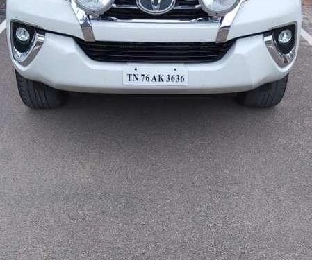 Used Toyota Fortuner 2018 MT for sale in Thanjavur 