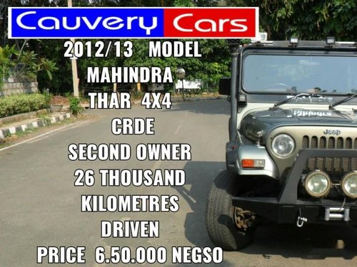 Used 2013 Thar CRDe AC  for sale in Bangalore