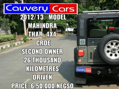 Used 2013 Thar CRDe AC  for sale in Bangalore