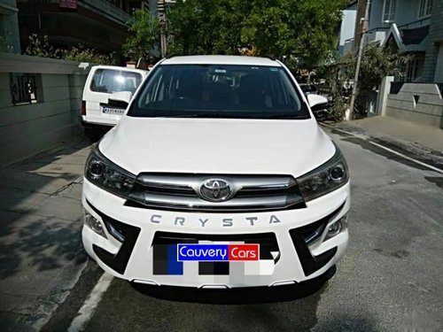Used 2017 Innova Crysta 2.4 VX MT 8S  for sale in Bangalore