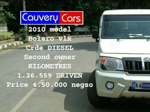 Used 2010 Bolero VLX BS IV  for sale in Bangalore