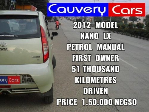 Used 2012 Nano Lx BSIII  for sale in Bangalore