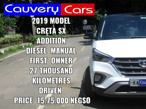 Used 2019 Creta 1.6 SX Diesel  for sale in Bangalore