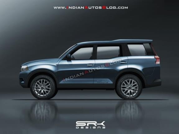 Next Gen Mahindra Scorpio Rendered With A Futuristic Look