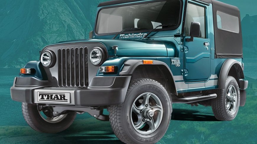 mahindra thar 700 blue exterior